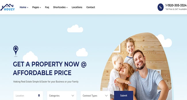 Mẫu web bất động sản